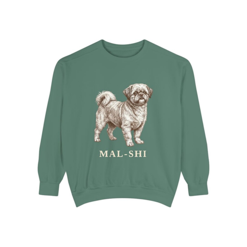 Mal-Shi Sweatshirt, Light Green, front view