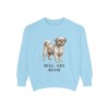 Mal-Shi Mom Sweatshirt, Chambray, front view