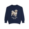 Mal-Shi Mom Sweatshirt, True Navy, front view