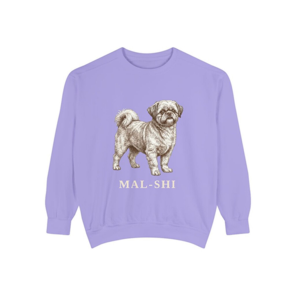 Mal-Shi Sweatshirt, Violet, front view