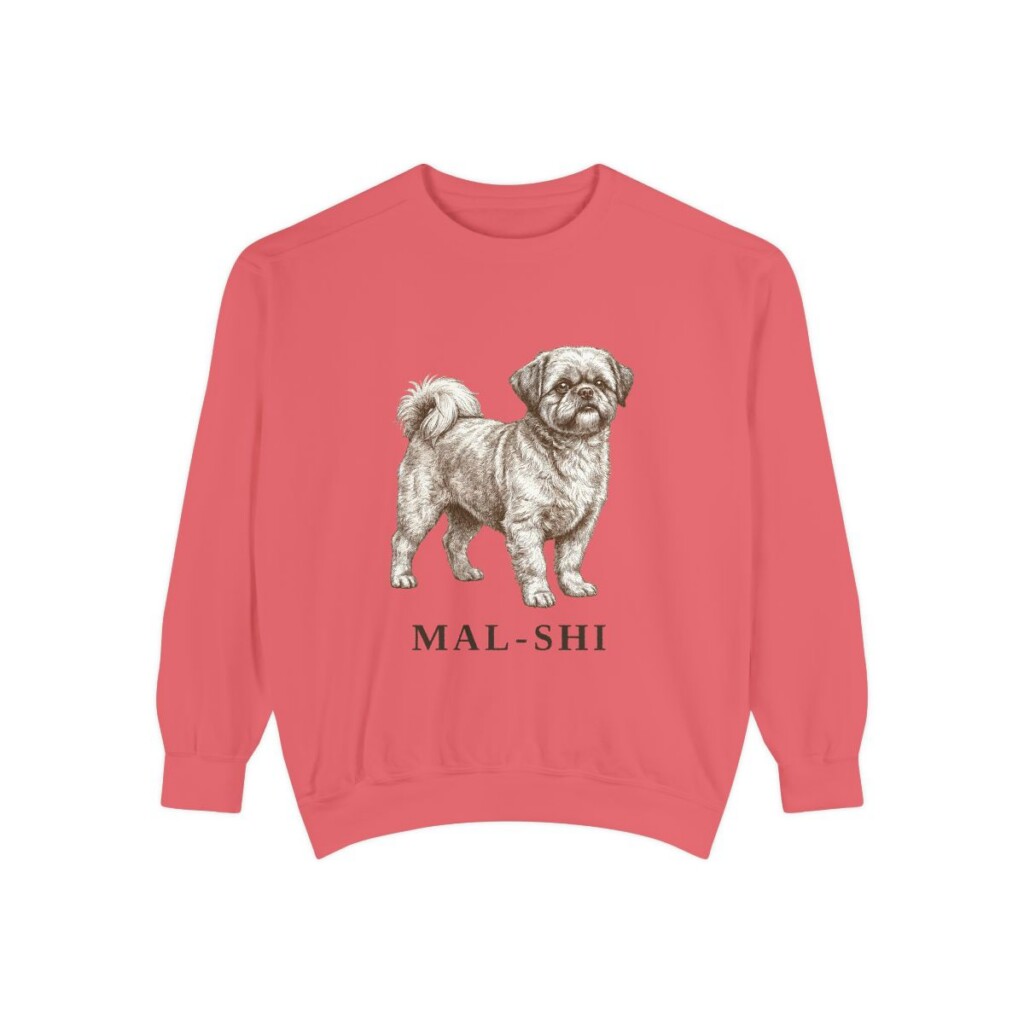 Mal-Shi Sweatshirt, Watermelon, front view