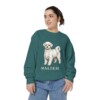 Maltese Sweatshirt, Blue Spruce, person 2 front
