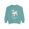 Maltese Dad Sweatshirt, Seafoam, front view