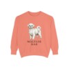 Maltese Dad Sweatshirt, Terracotta, front view
