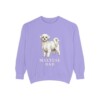 Maltese Dad Sweatshirt, Violet, front view