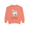 Maltese Humor Sweatshirt, Terracotta, front view