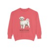 maltese-sweatshirt-latin-watermelon Maltese Latin Sweatshirt, Watermelon, front view
