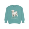 Maltese Sweatshirt, Seafoam, front view