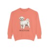 Maltese Sweatshirt, Terracotta, front view
