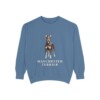 Manchester Terrier Sweatshirt, Blue Jean, front view
