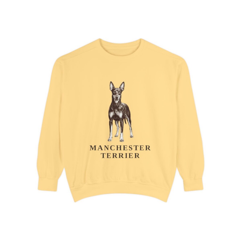 Manchester Terrier Sweatshirt, Butter, front view