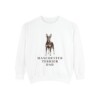 Manchester Terrier Dad Sweatshirt, White, front view