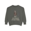Manchester Terrier Humor Sweatshirt, Pepper, front view