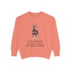 Manchester Terrier Humor Sweatshirt, Terracotta, front view