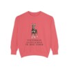 Manchester Terrier Humor Sweatshirt, Watermelon, front view