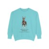 Manchester Terrier Latin Sweatshirt, Chalky Mint, front view