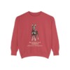 Manchester Terrier Latin Sweatshirt, Crimson, front view