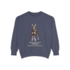Manchester Terrier Latin Sweatshirt, Denim, front view