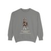Manchester Terrier Latin Sweatshirt, Grey, front view