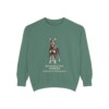 Manchester Terrier Latin Sweatshirt, Light Green, front view