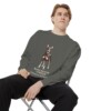 Manchester Terrier Latin Sweatshirt, Pepper, person 1 context