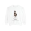 Manchester Terrier Latin Sweatshirt, White, front view