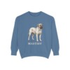 Mastiff Sweatshirt, Blue Jean, front view