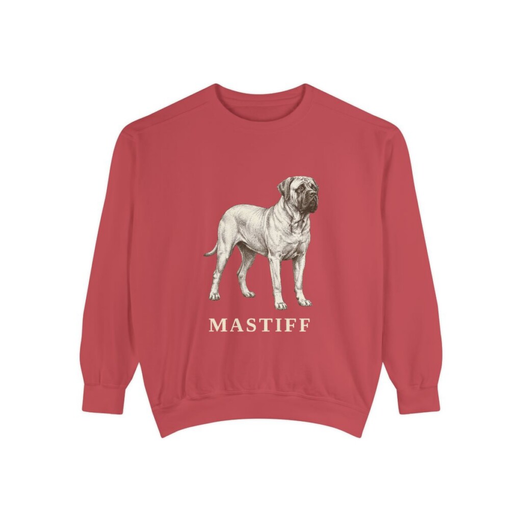 Mastiff Sweatshirt, Crimson, front view