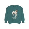Mastiff Dad Sweatshirt, Blue Spruce, front view