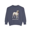 Mastiff Sweatshirt, Denim, front view
