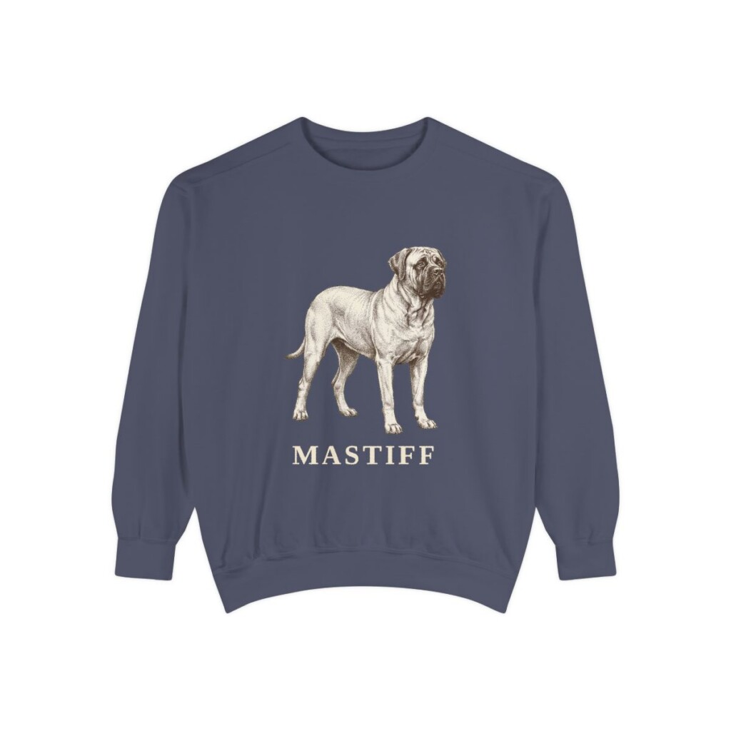 Mastiff Sweatshirt, Denim, front view