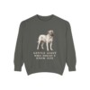 Mastiff Humor Sweatshirt, Pepper, front view