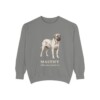 mastiff-sweatshirt-latin-grey Mastiff Latin Sweatshirt, Grey, front view