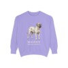 mastiff-sweatshirt-latin-violet Mastiff Latin Sweatshirt, Violet, front view