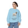 mastiff-sweatshirt-mom-chambray-person-2-front Mastiff Mom Sweatshirt, Chambray, person 2 front