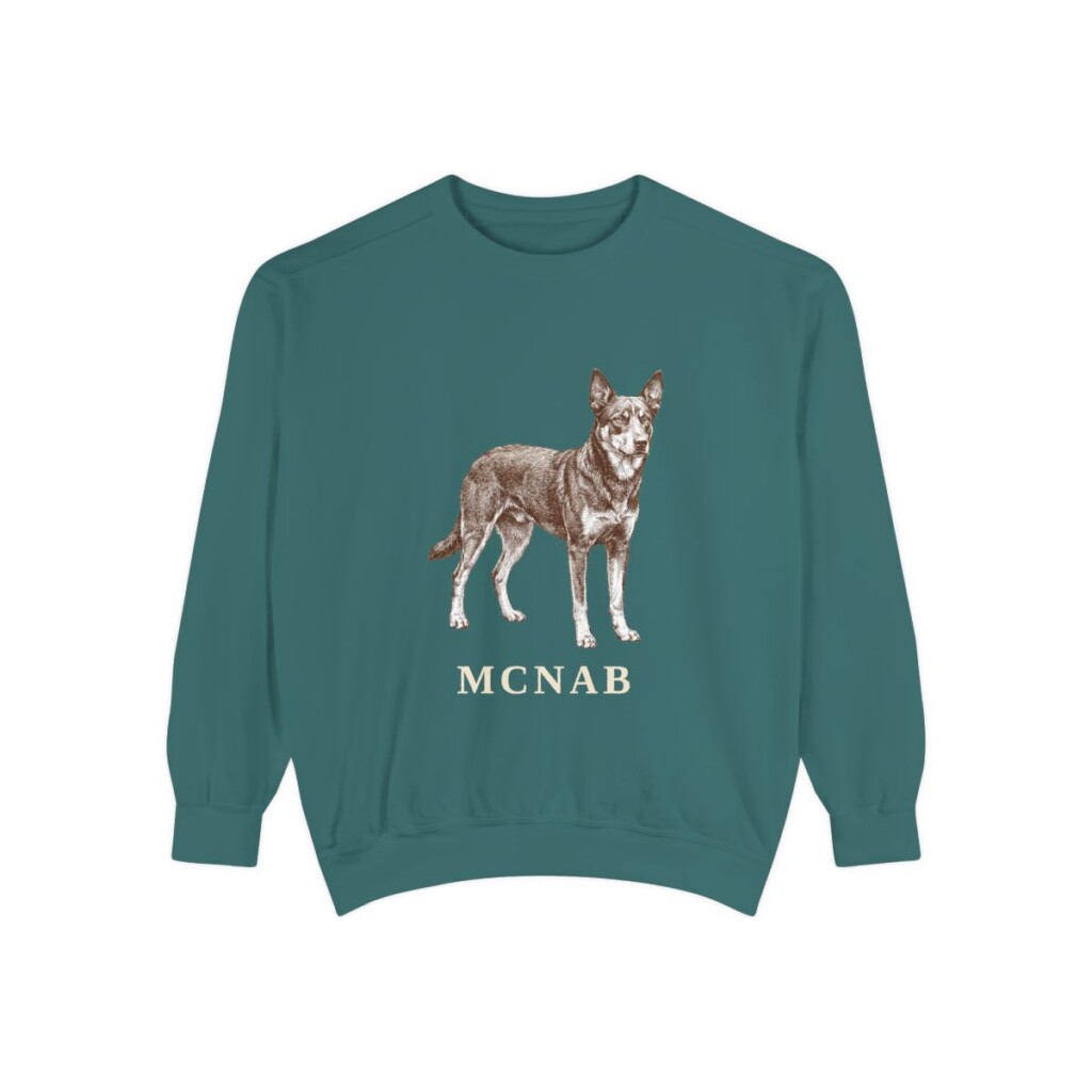 McNab Sweatshirt, Blue Spruce, front view