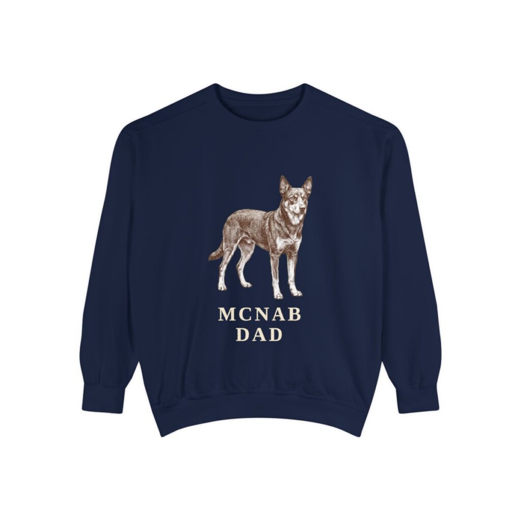 McNab Dad Sweatshirt, True Navy, front view