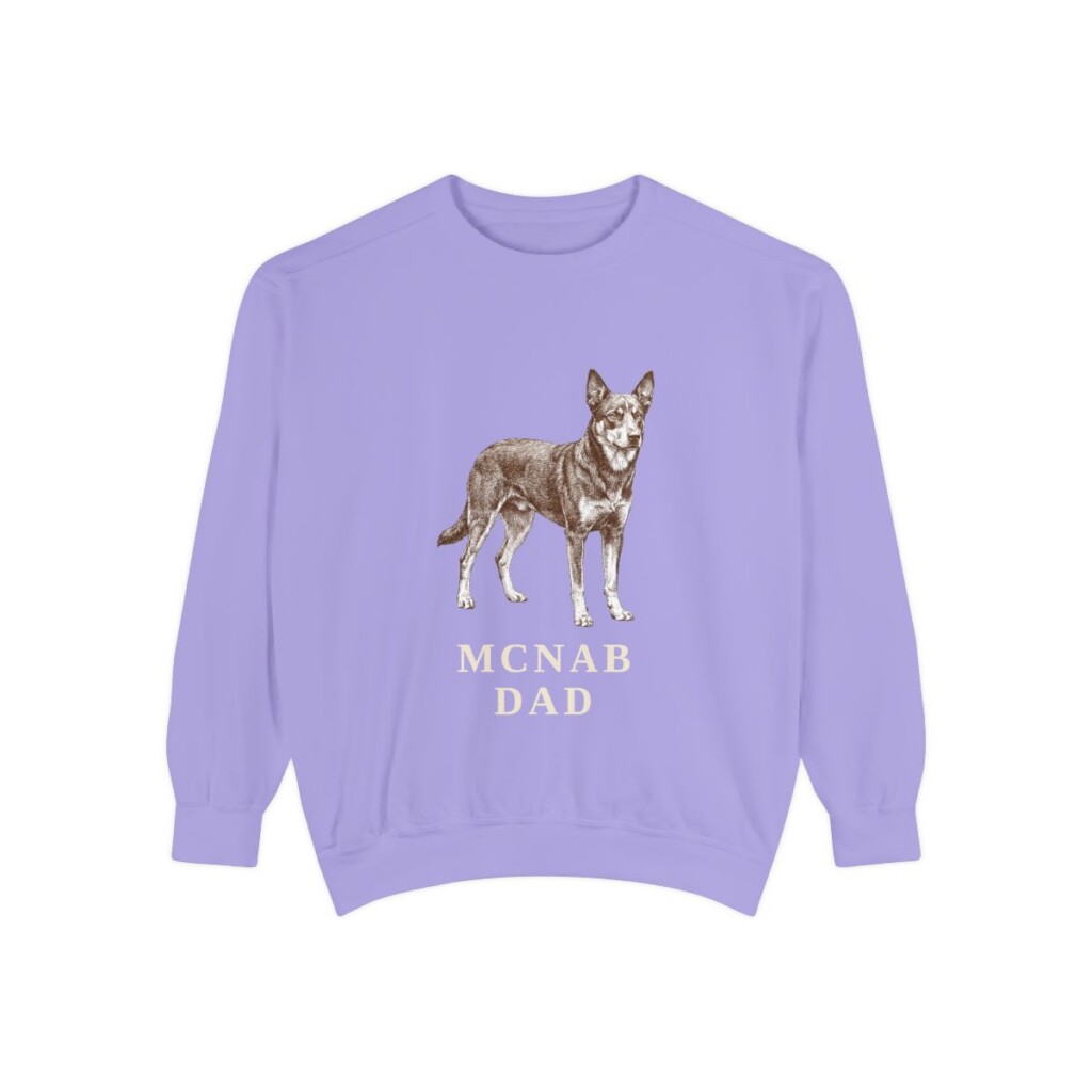 McNab Dad Sweatshirt, Violet, front view