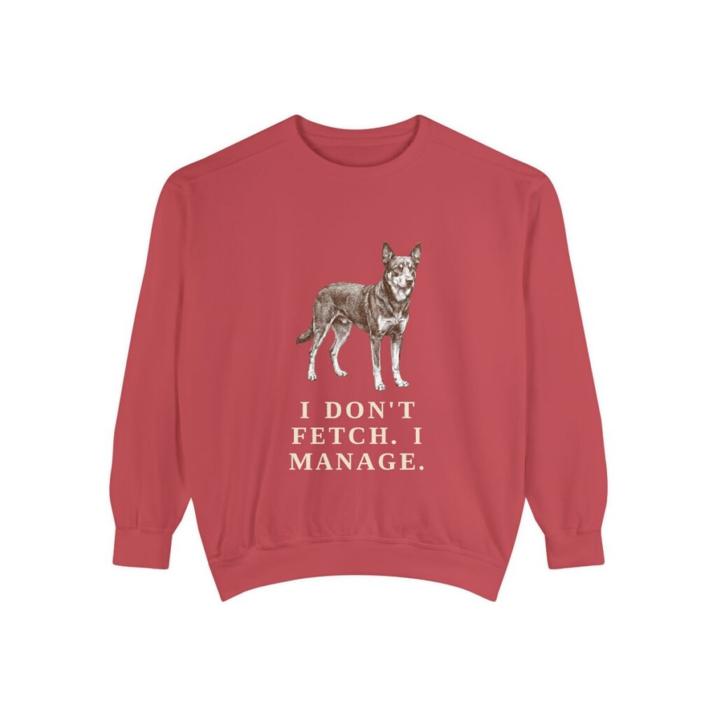McNab Humor Sweatshirt, Crimson, front view