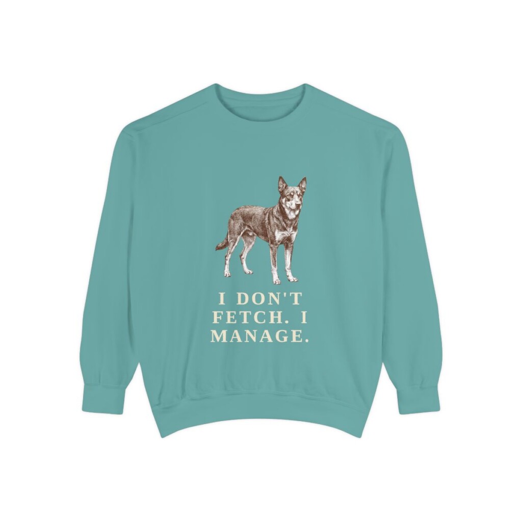 McNab Humor Sweatshirt, Seafoam, front view