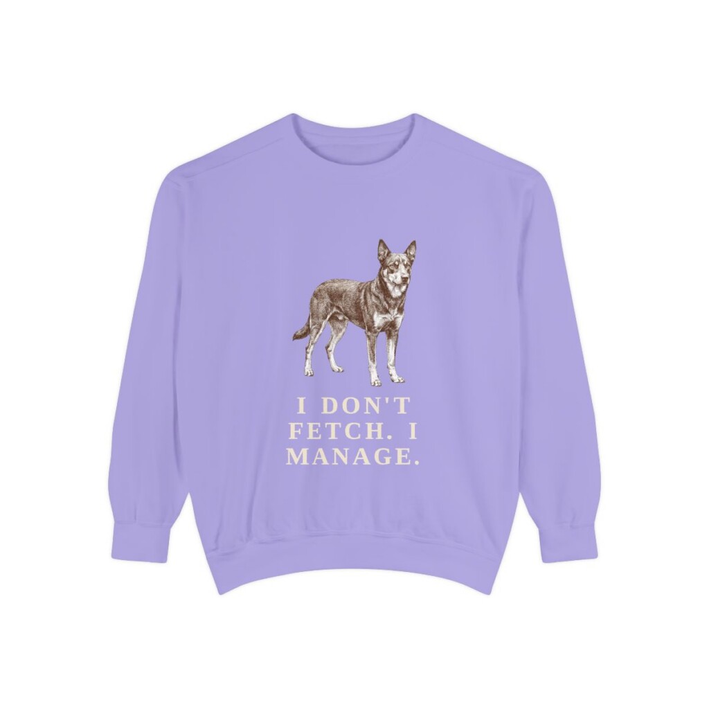 McNab Humor Sweatshirt, Violet, front view