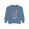 McNab Mom Sweatshirt, Blue Jean, front view