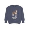 McNab Mom Sweatshirt, Denim, front view