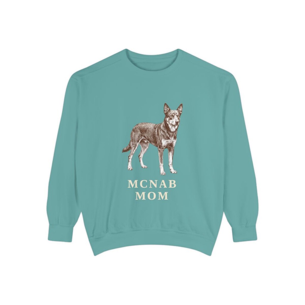 McNab Mom Sweatshirt, Seafoam, front view