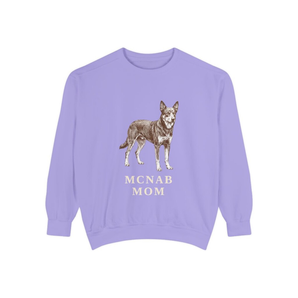 McNab Mom Sweatshirt, Violet, front view