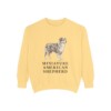 Miniature American Shepherd Sweatshirt, Butter, front view
