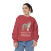 Miniature American Shepherd Sweatshirt, Crimson, person 2 front