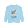 Miniature American Shepherd Dad Sweatshirt, Chambray, front view