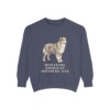 Miniature American Shepherd Dad Sweatshirt, Denim, front view