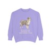Miniature American Shepherd Dad Sweatshirt, Violet, front view